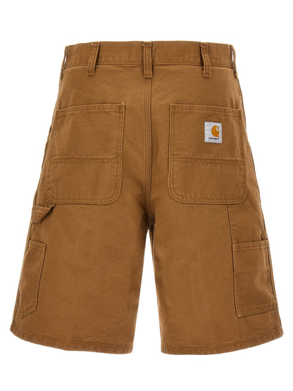 Carhartt Wip Brown Organic Cotton Bermuda Shorts