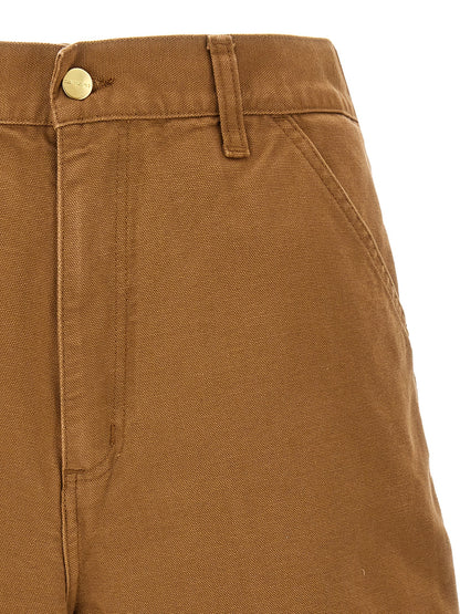 Carhartt Wip Brown Organic Cotton Bermuda Shorts
