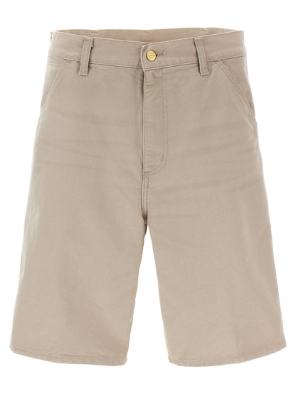 Carhartt Wip Beige Organic Cotton Bermuda Shorts