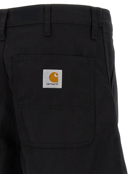 Carhartt Wip Black Polyester Bermuda Shorts