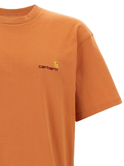 Carhartt Wip Orange Organic Cotton T-Shirt