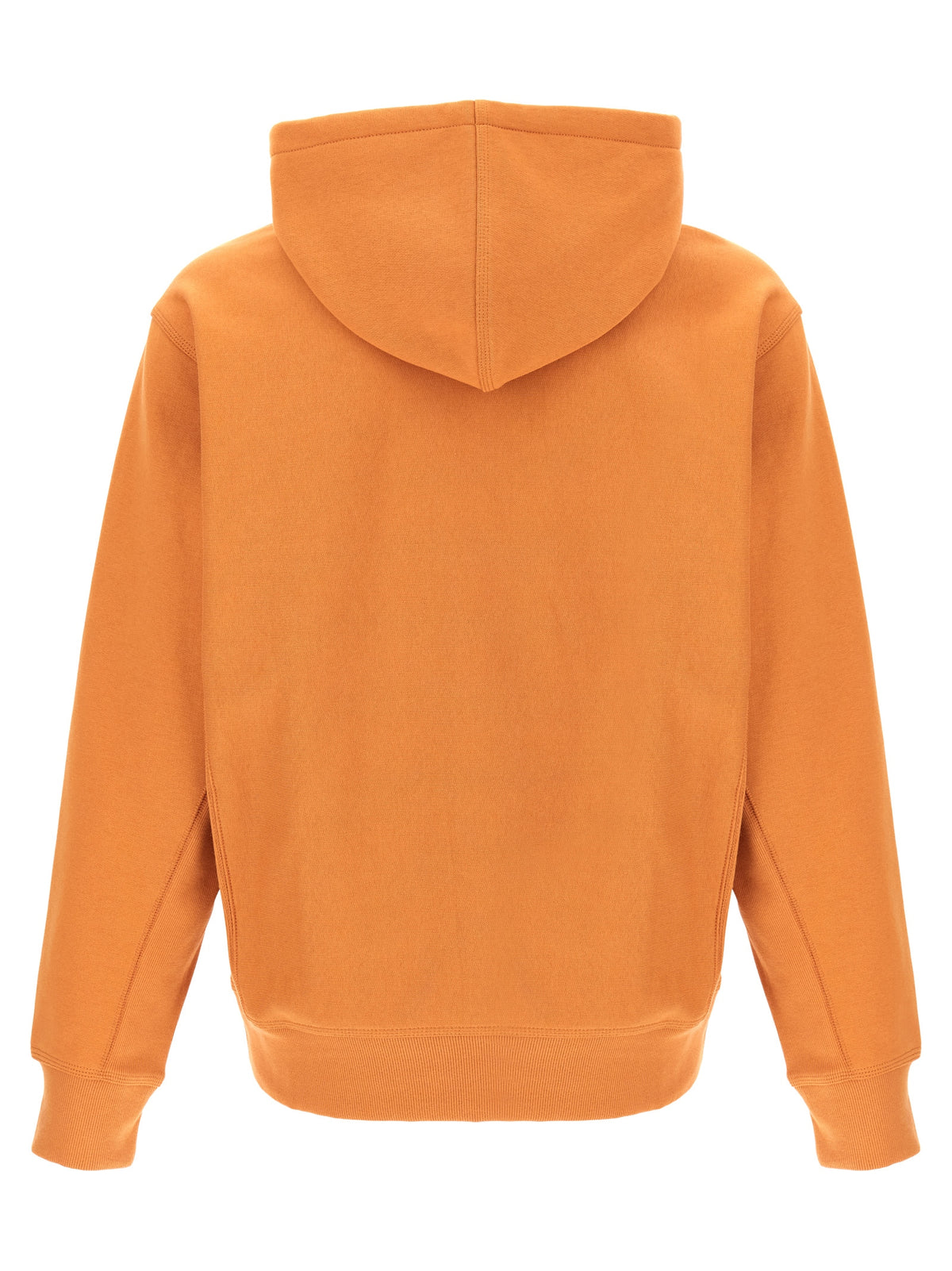 Sweatshirt Hoodie by Carhartt Wip for men in cotton orange features a edgy silhouette, detailed with a edgy hooded neckline and for a refined finish.