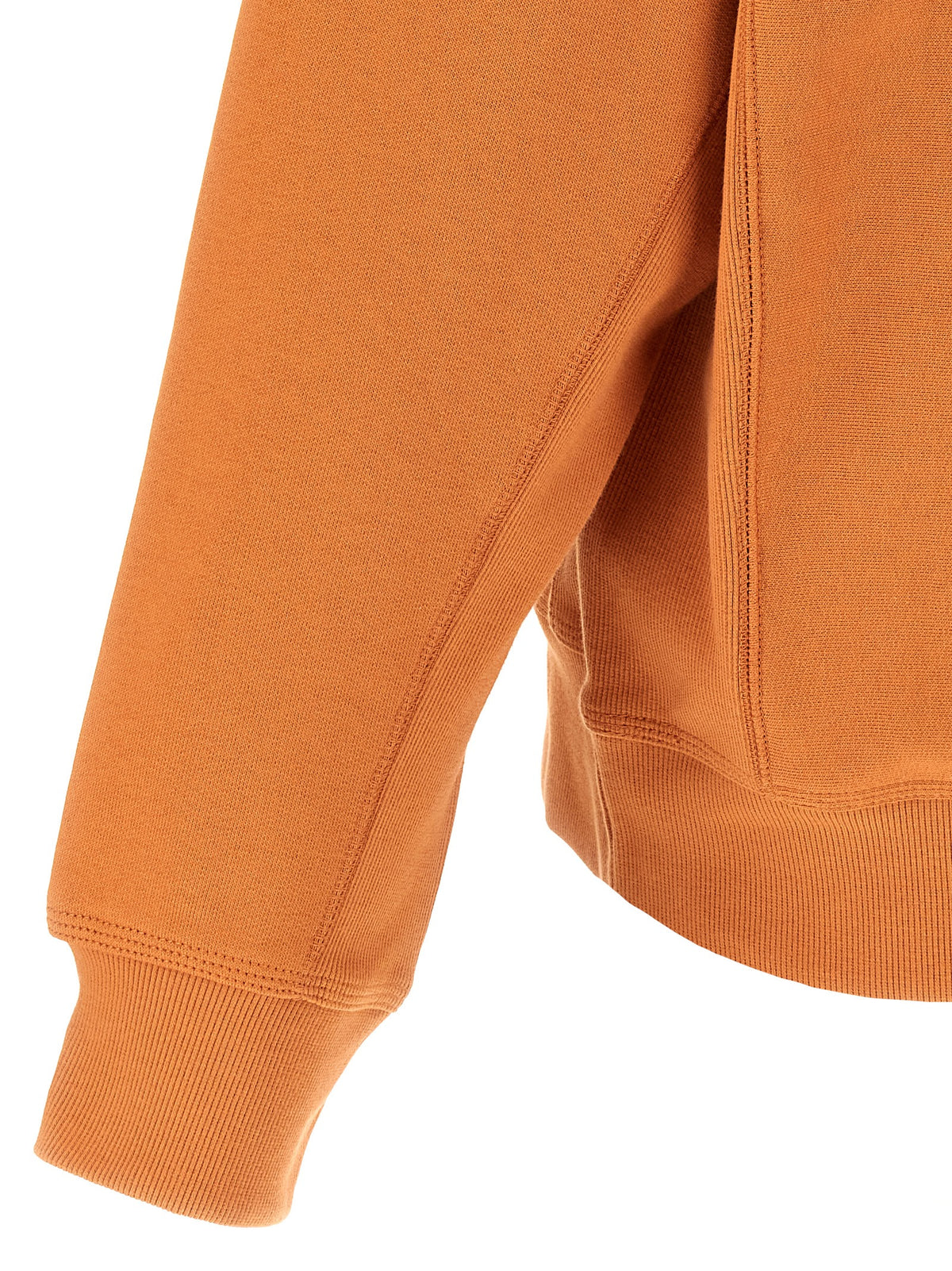 Sweatshirt Hoodie by Carhartt Wip for men in cotton orange features a slouchy chic silhouette, detailed with a slouchy chic and a signature for an elevated aesthetic.
