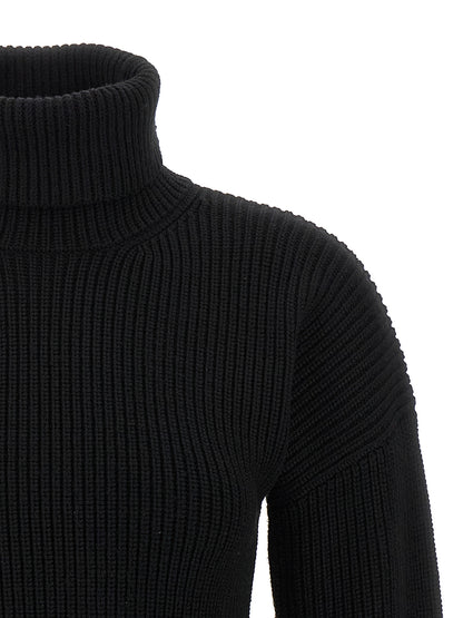 TOTEME Black Wool Cardigan