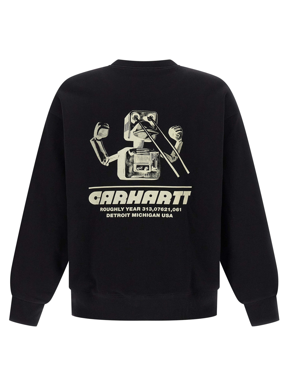 Carhartt Wip Black Cotton Sweatshirt