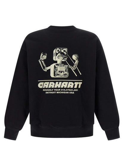 Carhartt Wip Black Cotton Sweatshirt