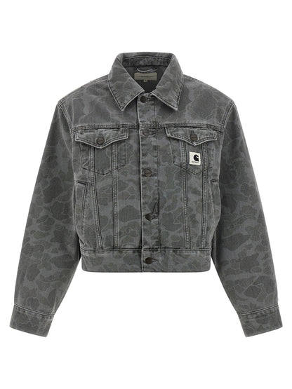 Carhartt Wip Gray Organic Cotton Denim Jacket