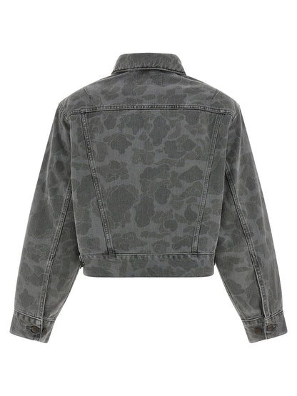 Carhartt Wip Gray Organic Cotton Denim Jacket