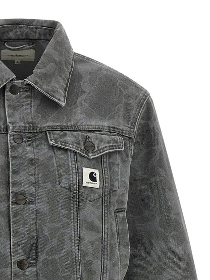 Carhartt Wip Gray Organic Cotton Denim Jacket