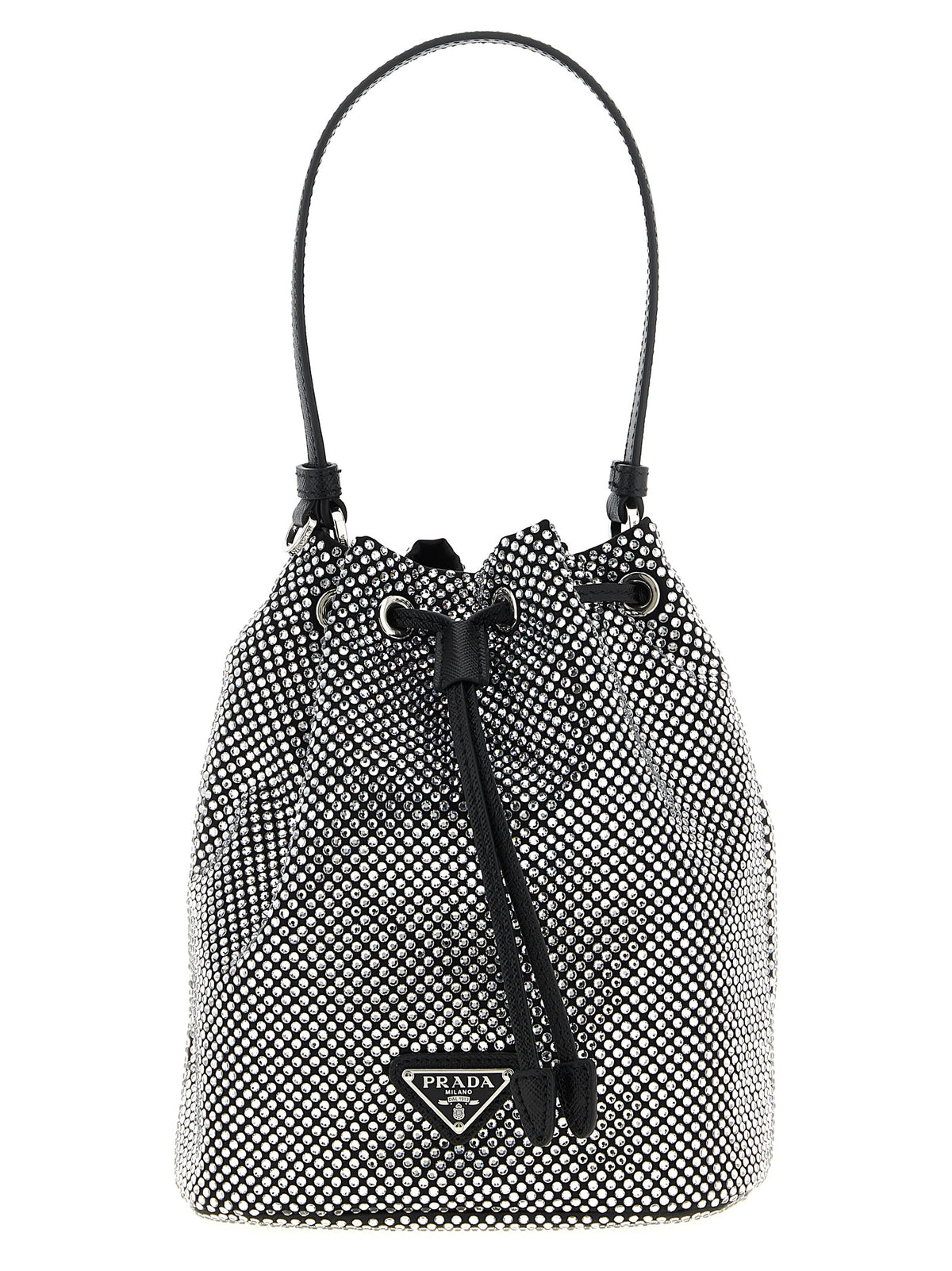Prada Gray Viscose Handbag