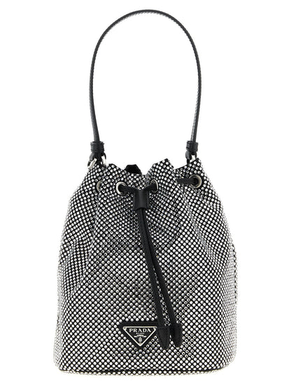 Prada Gray Viscose Handbag