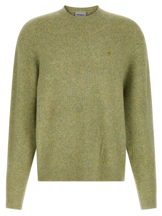 Cardigan by Carhartt Wip for men in acetate polyester & wool bicolour features an crisp silhouette, showcasing a sophisticated crew neckline and long-sleeve detail for a truly crisp finish.