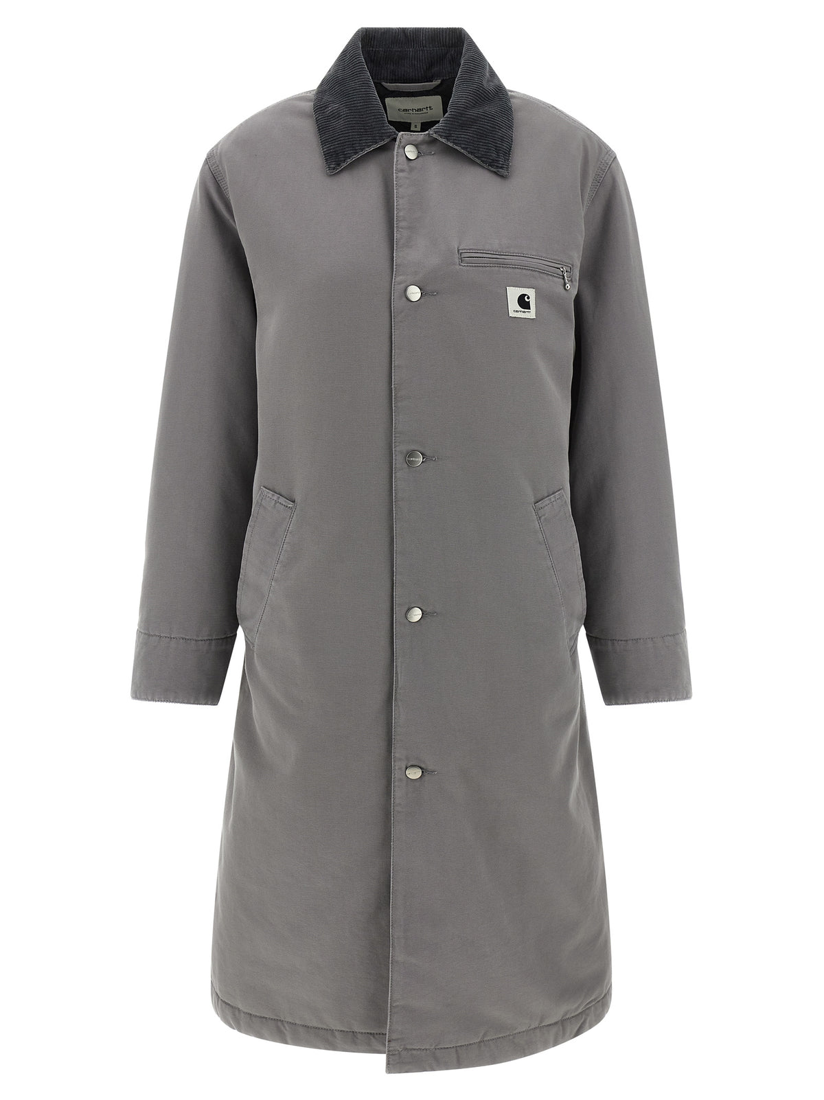 Carhartt Wip Gray Cotton Coat