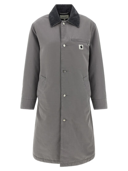 Carhartt Wip Gray Cotton Coat