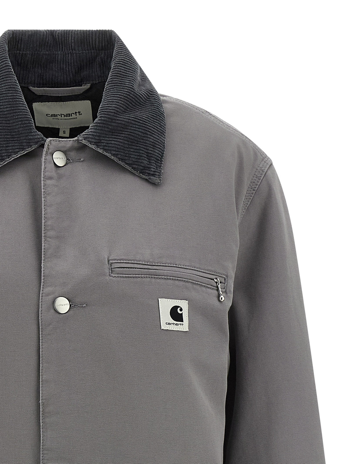 Carhartt Wip Gray Cotton Coat