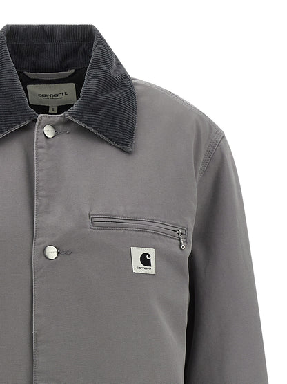 Carhartt Wip Gray Cotton Coat