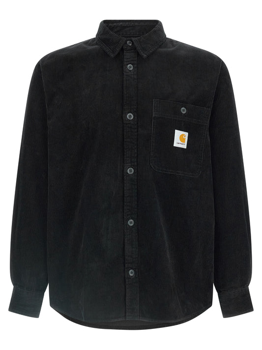 Carhartt Wip Men's Cotton Corduroy Shirt - Black