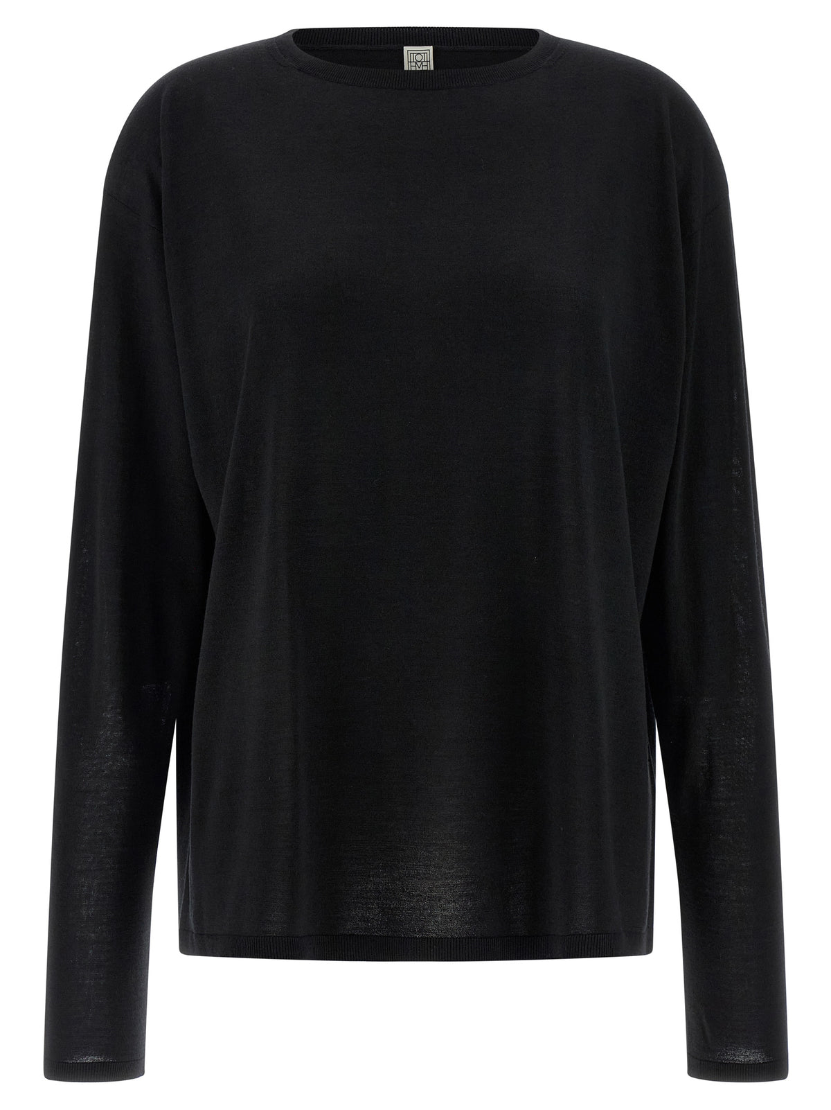 TOTEME Black Wool Cardigan