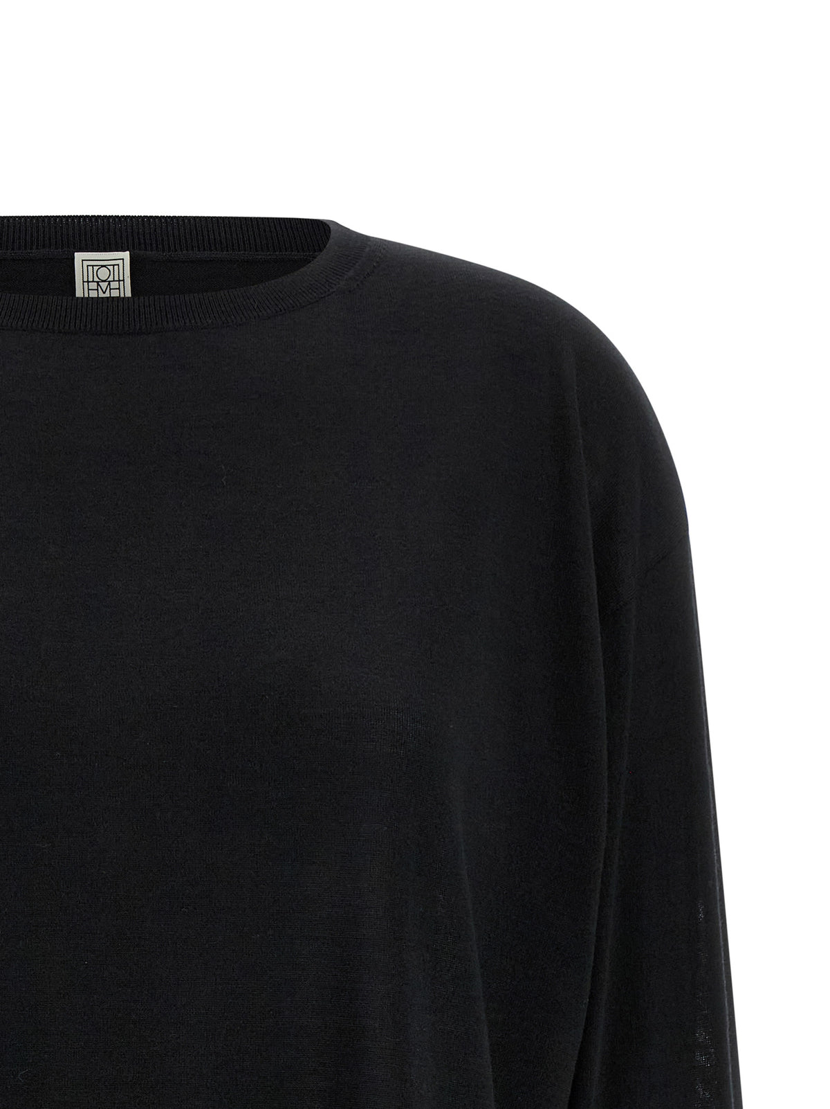 TOTEME Black Wool Cardigan