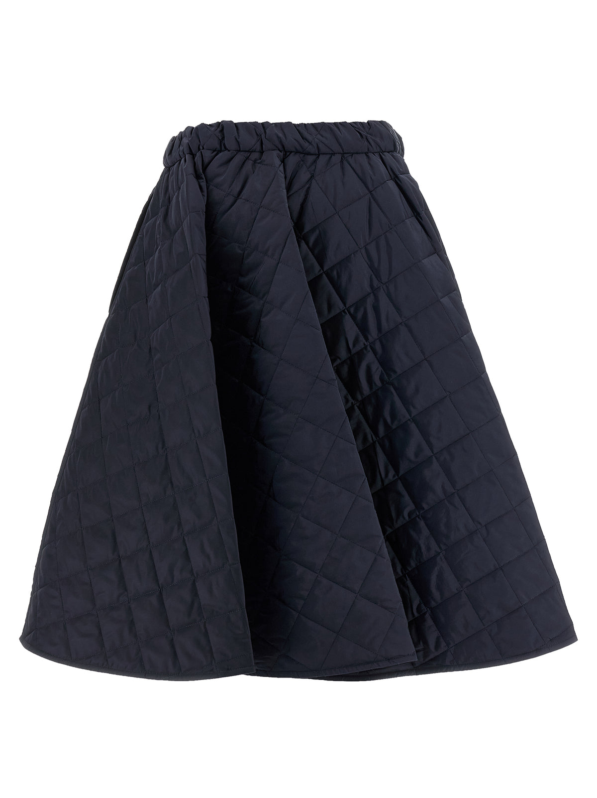 Prada Blue Recycled Polyamide Midi Skirt