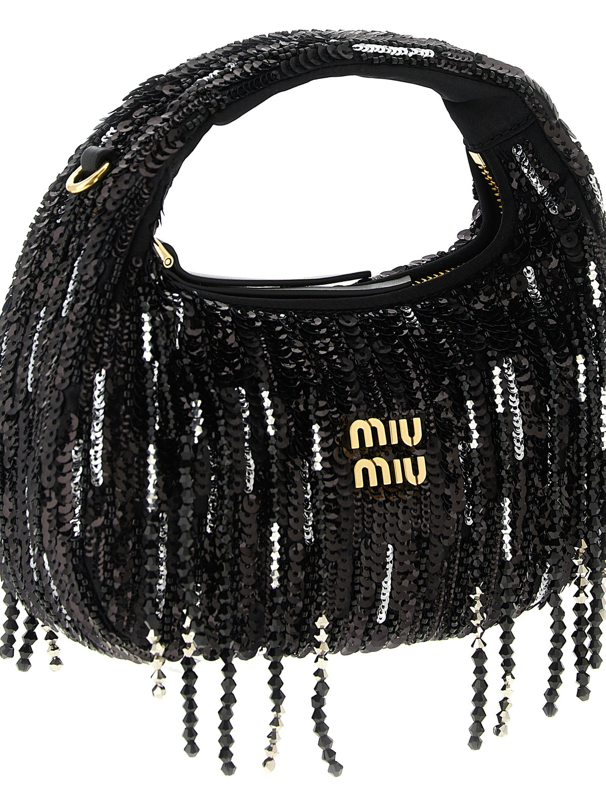 Miu Miu Black Polyester Handbag