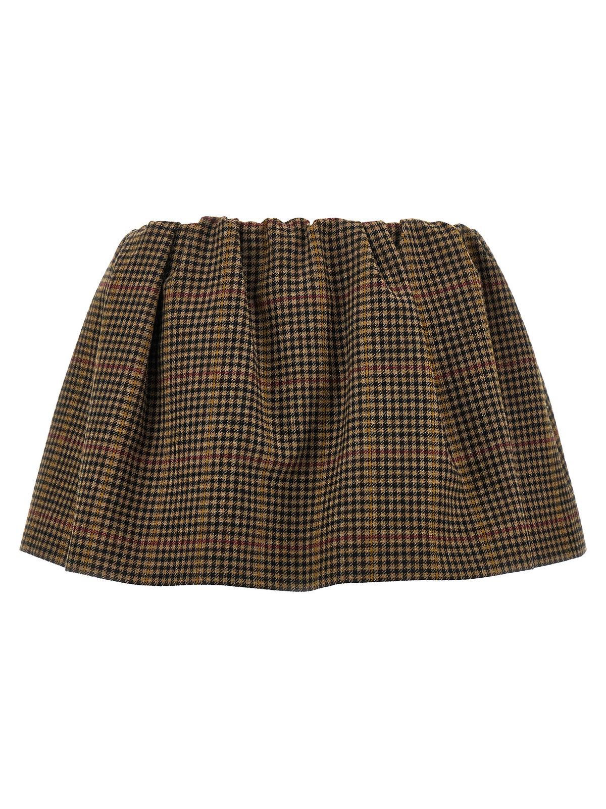 Miu Miu Brown Virgin Wool Long Skirt