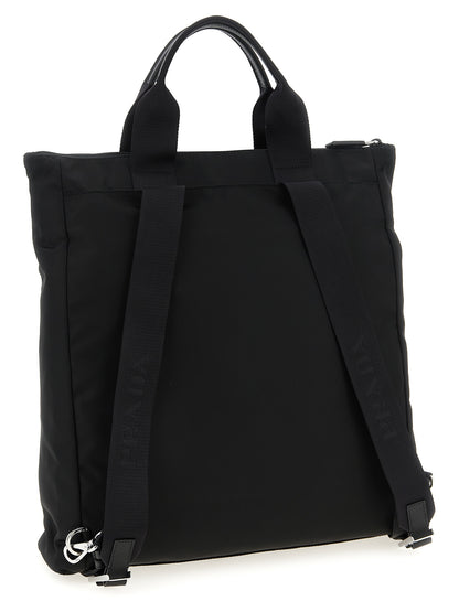Prada Black Recycled Polyamide Tote Bag