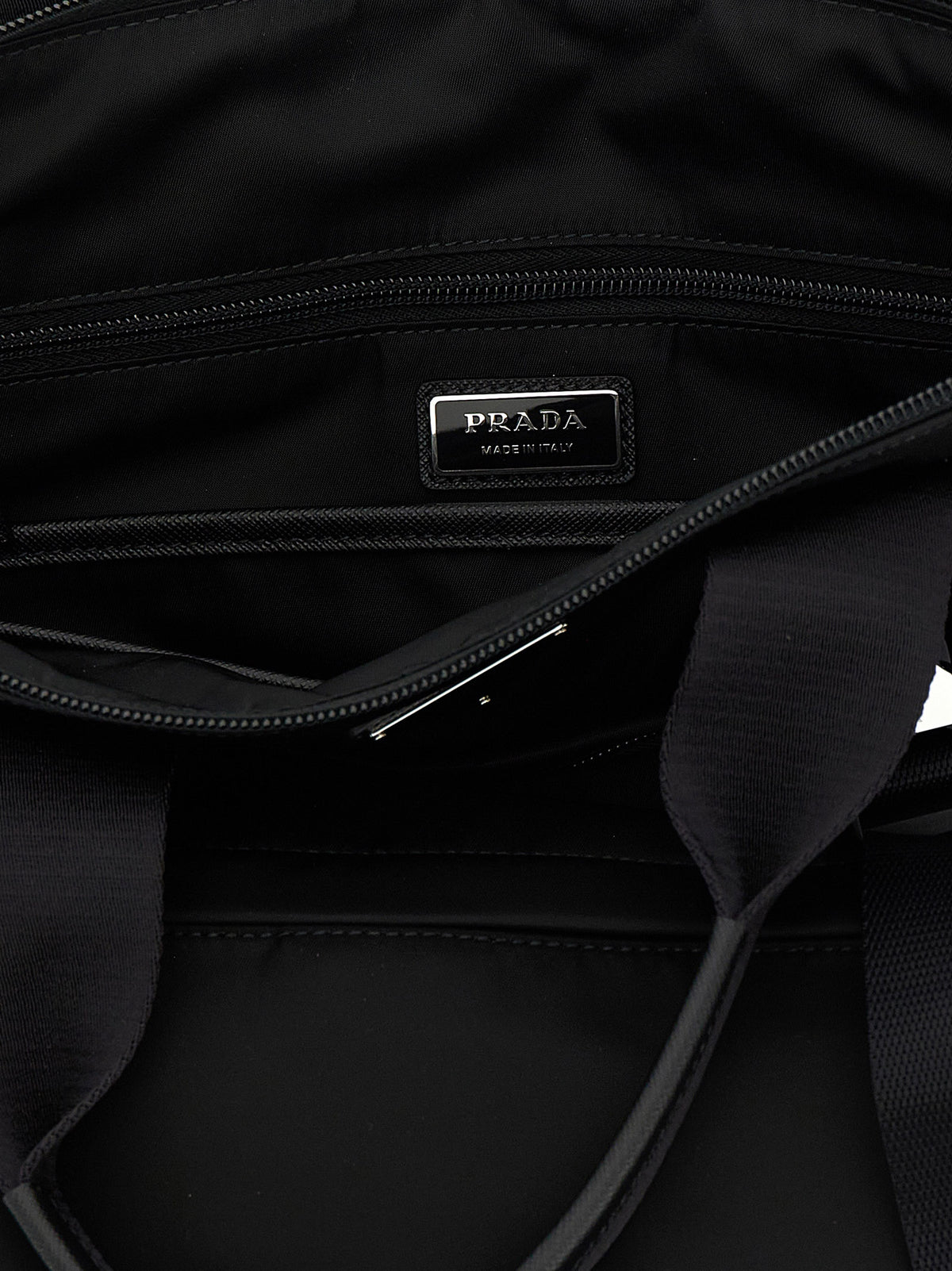Prada Black Recycled Polyamide Tote Bag