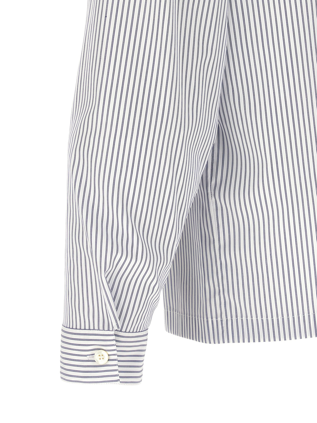 Prada Blue Cotton Blouse
