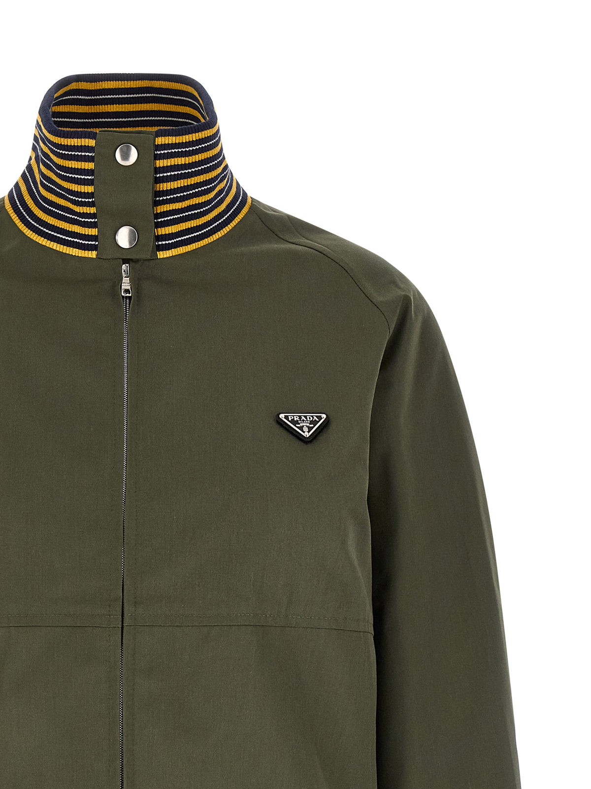 Prada Bicolor Polyester Bomber