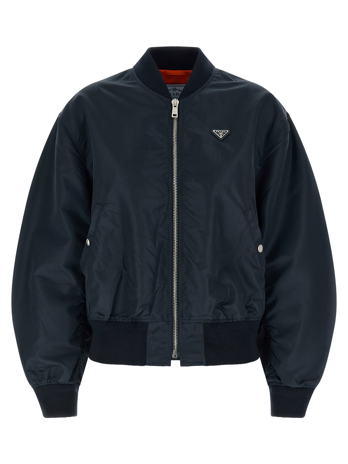 Prada Blue Polyamide Bomber