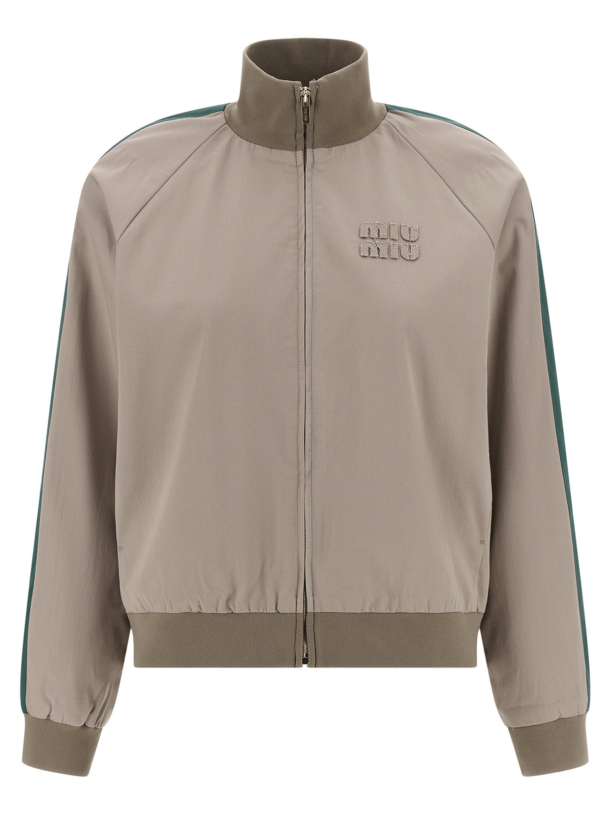 Miu Miu Gray Cotton Bomber