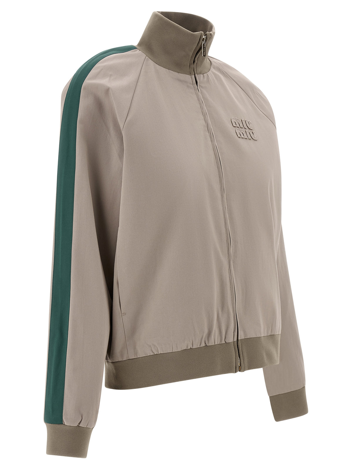 Miu Miu Gray Cotton Bomber