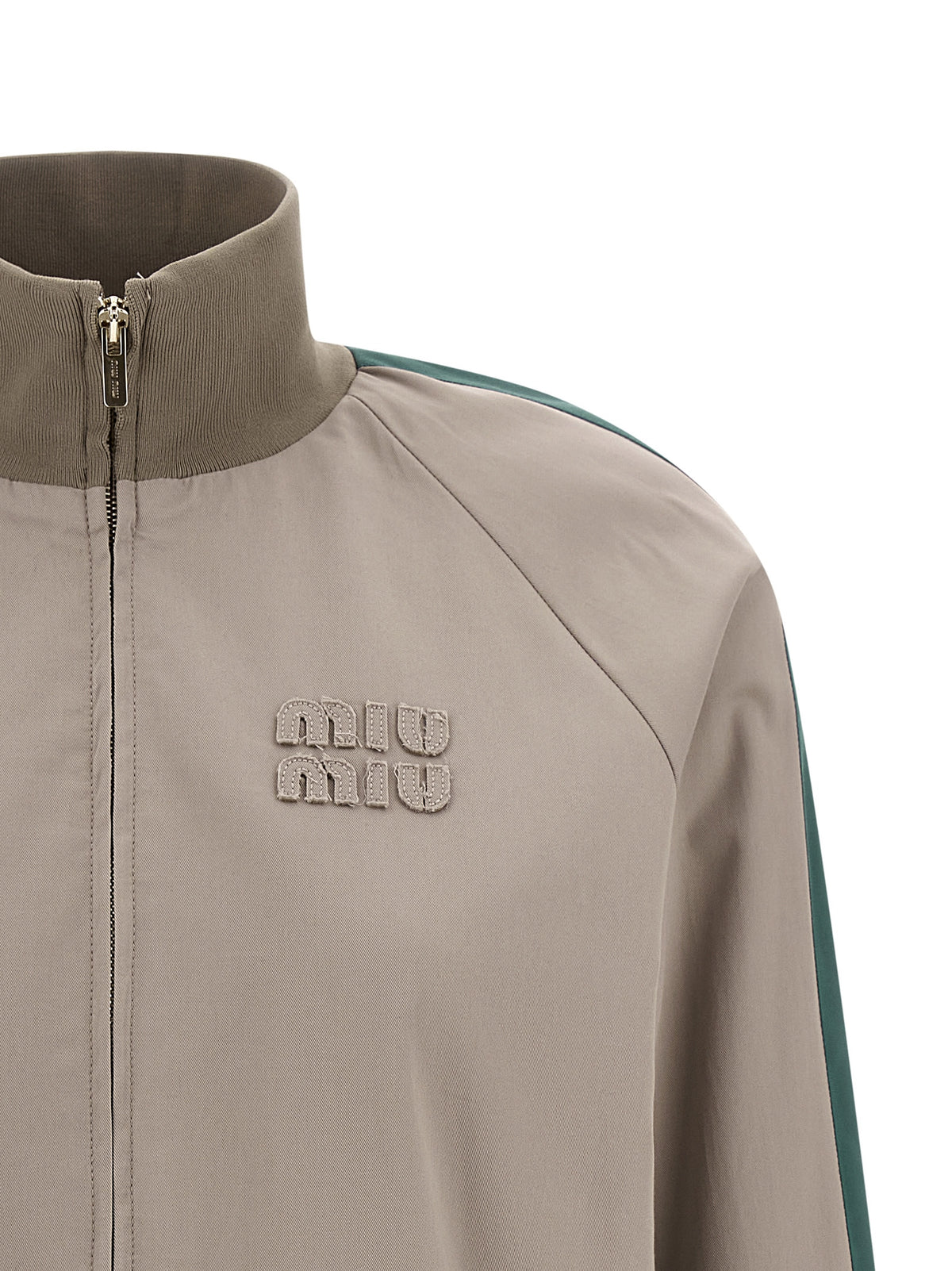 Miu Miu Gray Cotton Bomber
