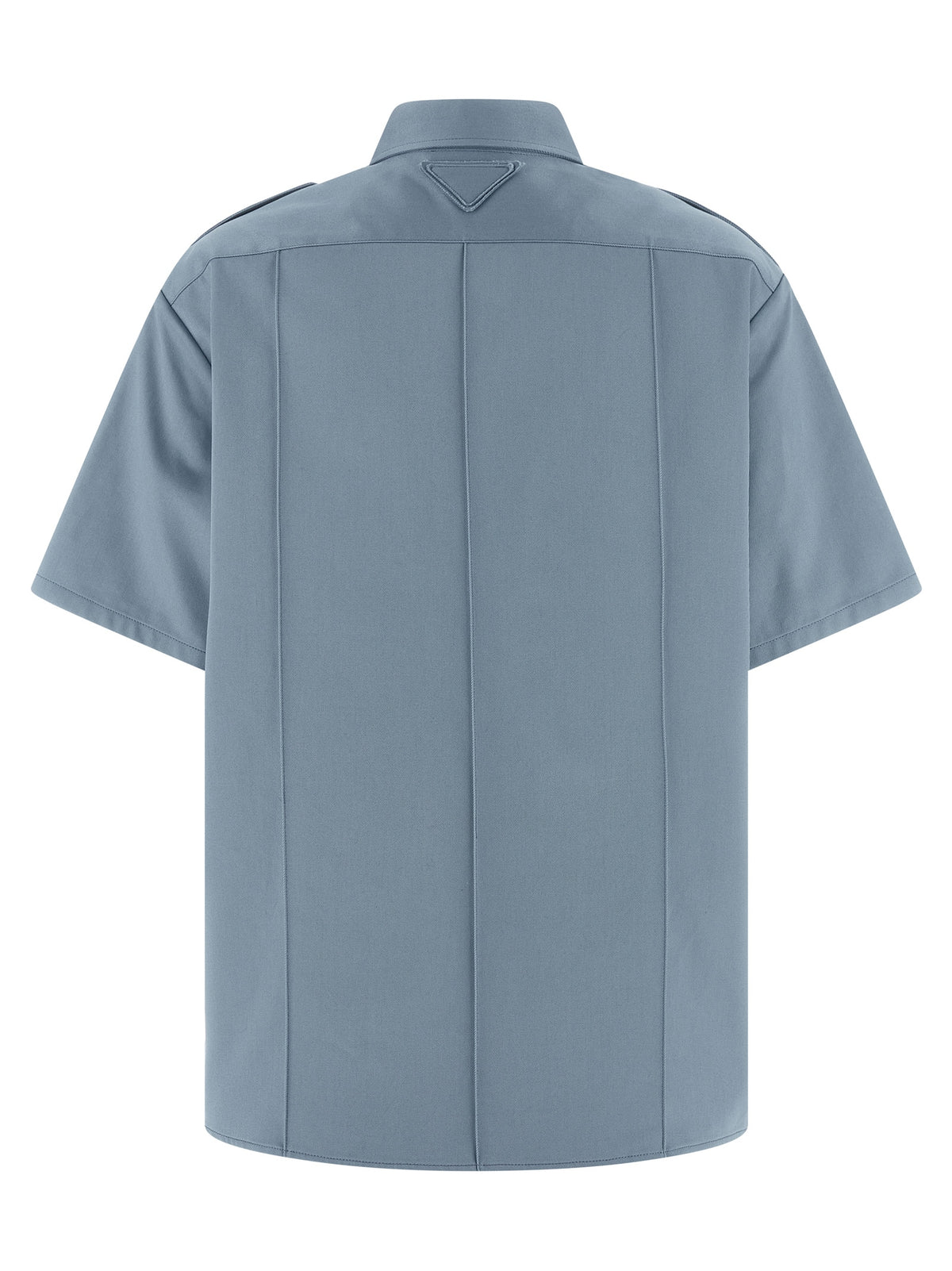 Prada Blue Cotton Blouse