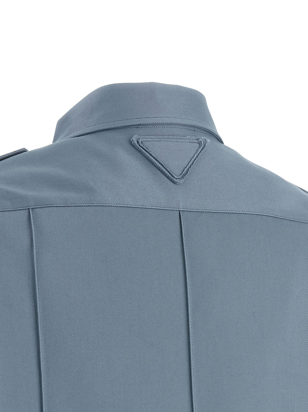 Prada Blue Cotton Blouse