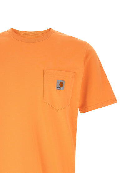 Carhartt Wip Orange Cotton T-Shirt