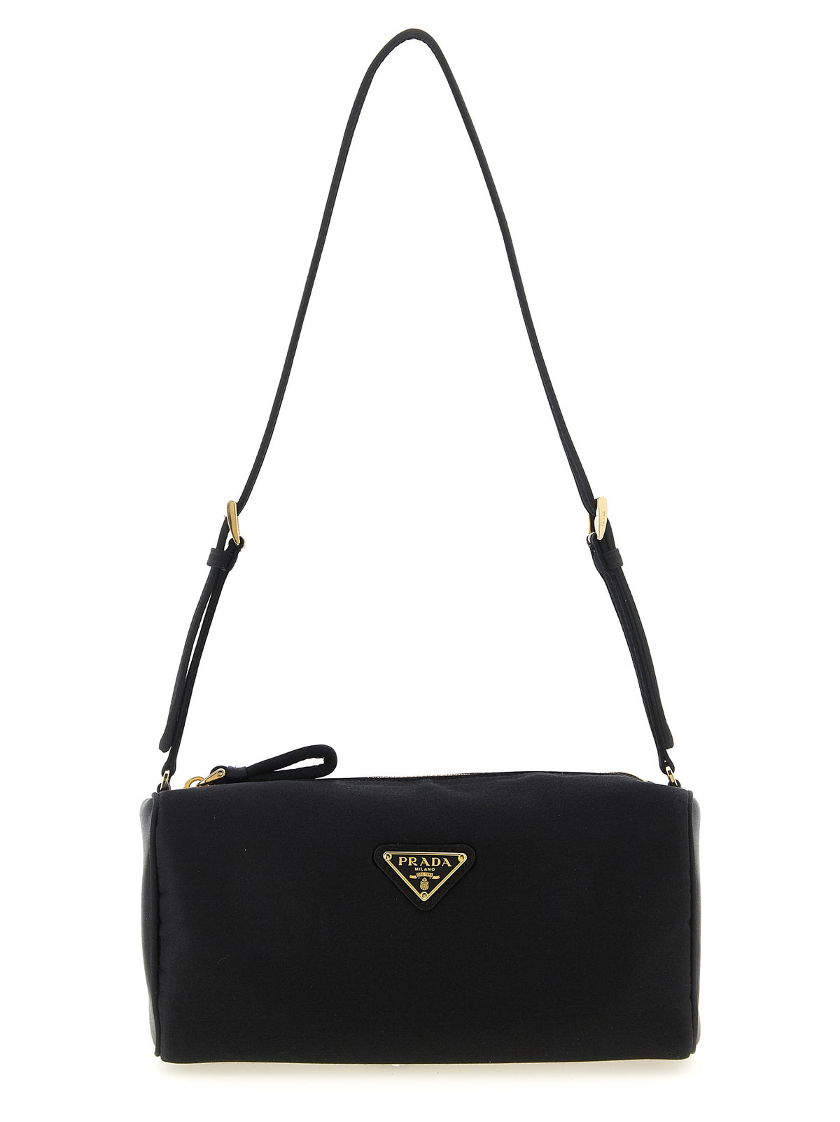 Prada Black Viscose Shoulder Bag