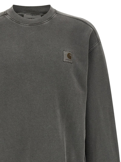 Carhartt Wip Black Cotton Sweatshirt