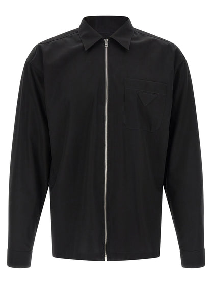 Prada Black Cotton Blouse