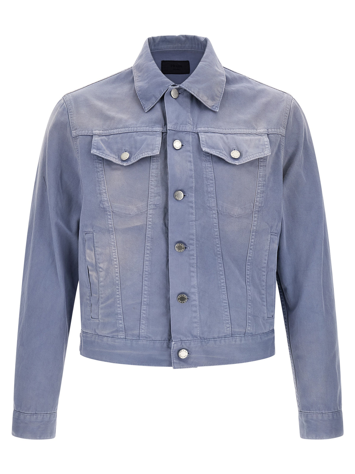 Prada Blue Cotton Denim Jacket