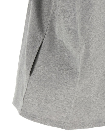 Miu Miu Gray Cotton Short Dress