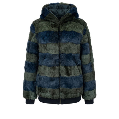 Mr&Mrs Italy Green Rabbit Fur Women Jacket