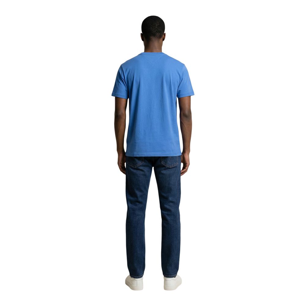 Tommy Hilfiger Jeans Men's Regular Fit Cotton T-Shirt - Blue