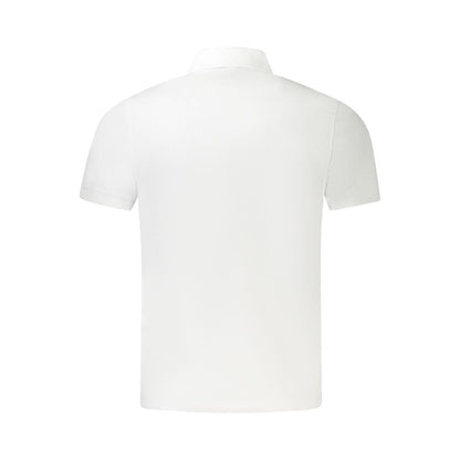 Polo Shirt by K-WAY for men in stretch cotton white presents a sleek silhouette, featuring a refined and for a sleek finish.