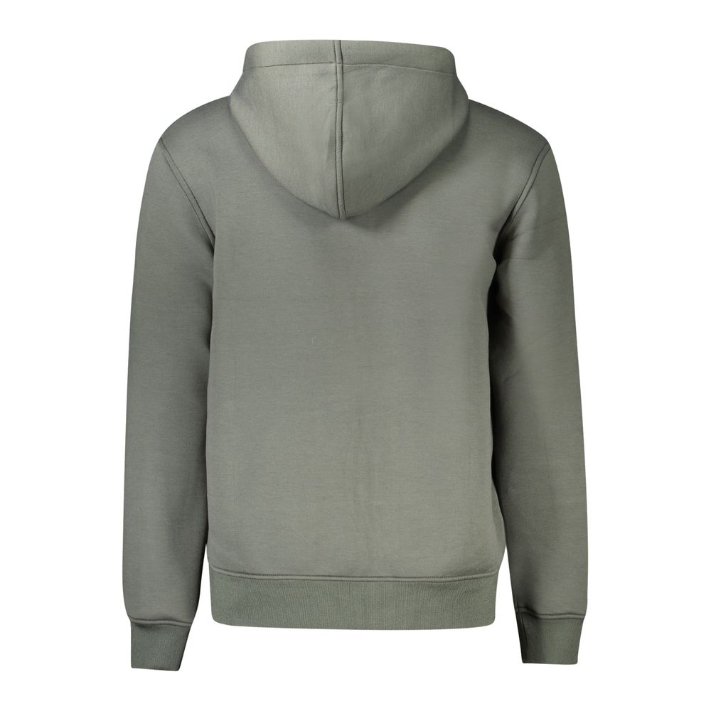 Hooded Sport Jacket by K-WAY for men in stretch viscose polyester green features an relaxed-luxury silhouette, showcasing a sophisticated and premium pockets & hooded for a truly relaxed-luxury look.