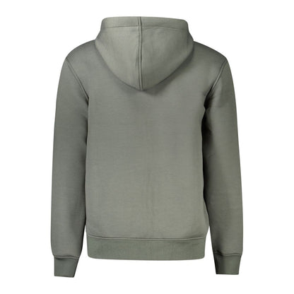 Hooded Sport Jacket by K-WAY for men in stretch viscose polyester green features an relaxed-luxury silhouette, showcasing a sophisticated and premium pockets & hooded for a truly relaxed-luxury look.