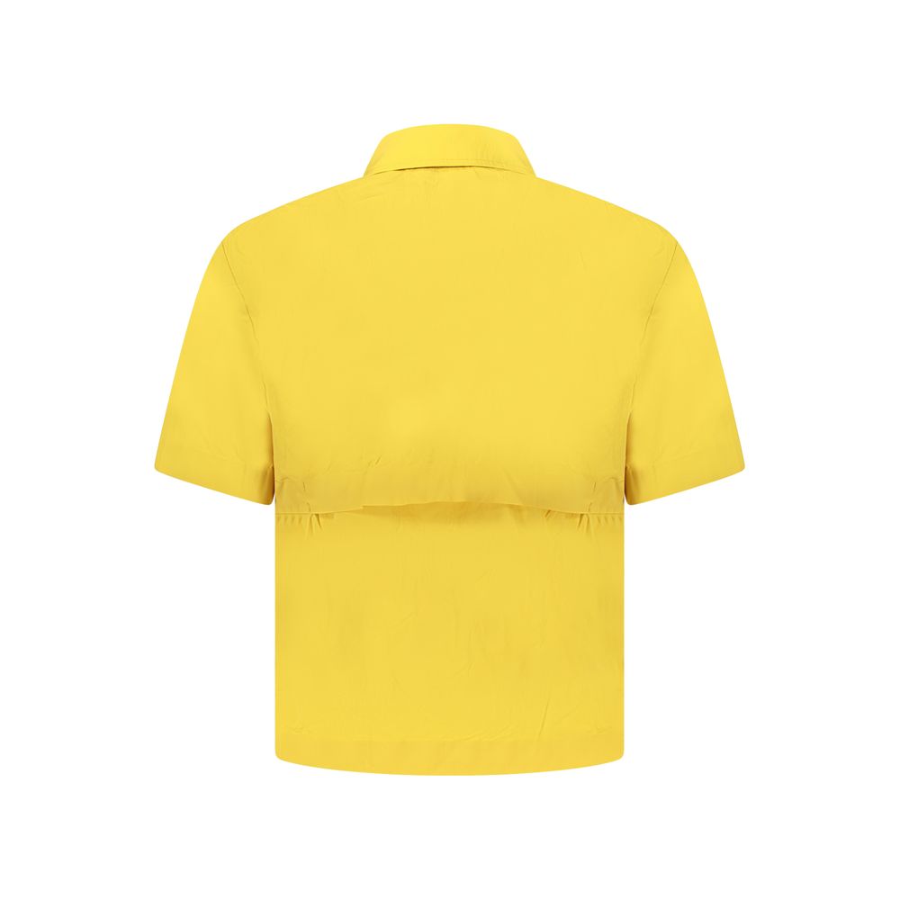 Shirt by K-WAY for women in polyamide blue & yellow, featuring a nuanced and nuanced for a sophisticated finish.