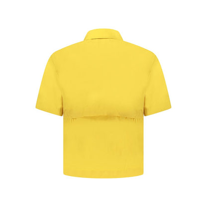 Shirt by K-WAY for women in polyamide blue & yellow, featuring a nuanced and nuanced for a sophisticated finish.