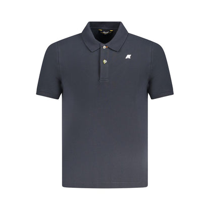 K-WAY Blue Cotton Men Polo